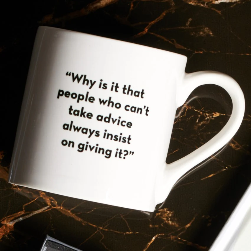 James Bond Advice Quote Bone China Mug - Image 4